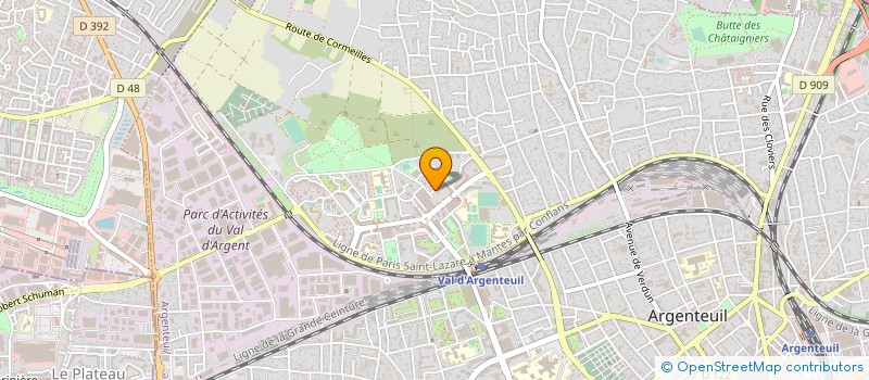 localisation de l'entreprise MONSIEUR JEAN-PAUL CHRISTOL  ARGENTEUIL