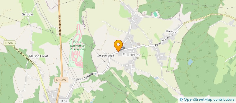 localisation de l'entreprise MONSIEUR JEAN-PAUL CICERON  FLACHERES