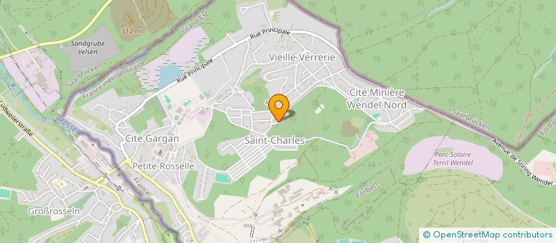 localisation de l'entreprise MONSIEUR JEAN PAUL CLEMENT  PETITE ROSSELLE