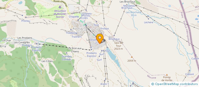 localisation de l'entreprise MONSIEUR JEAN-PAUL CLOPPET  MORZINE