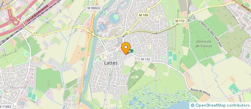 localisation de l'entreprise MONSIEUR JEAN PAUL COLIN à LATTES