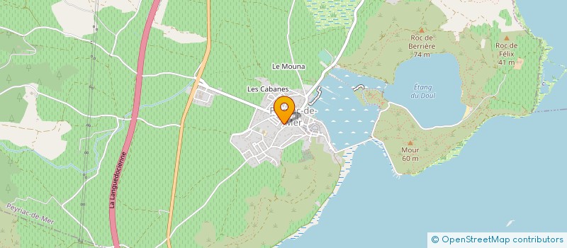 localisation de l'entreprise MONSIEUR JEAN-PAUL COMBES  PEYRIAC-DE-MER