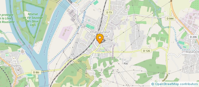 localisation de l'entreprise MONSIEUR JEAN-PAUL COMTE  CHATEAUNEUF-DU-RHONE