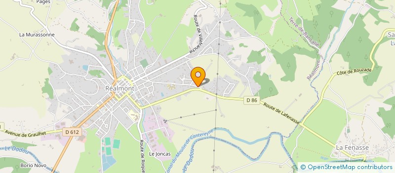 localisation de l'entreprise MONSIEUR JEAN-PAUL COQUART  REALMONT