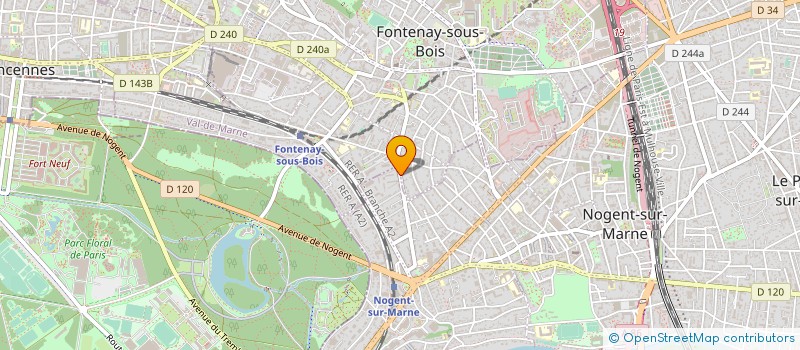localisation de l'entreprise MONSIEUR JEAN-PAUL CORNUT à FONTENAY-SOUS-BOIS