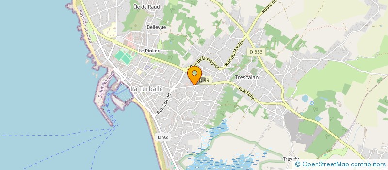 localisation de l'entreprise MONSIEUR JEAN-PAUL COTARD  LA TURBALLE