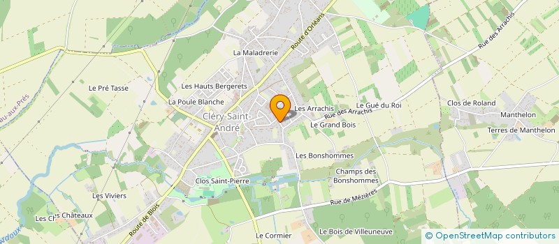 localisation de l'entreprise MONSIEUR JEAN-PAUL COTELLE à CLERY-SAINT-ANDRE