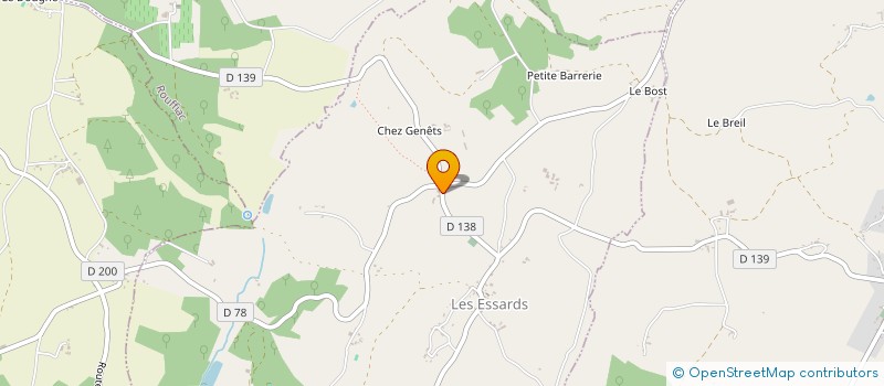 localisation de l'entreprise MONSIEUR JEAN-PAUL COUPRIE à LES ESSARDS