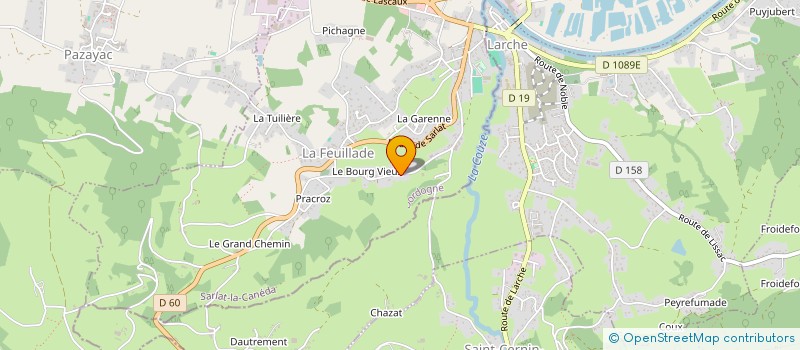 localisation de l'entreprise MONSIEUR JEAN-PAUL DA SILVA  LA FEUILLADE