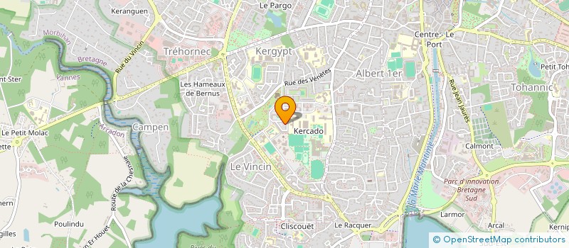 localisation de l'entreprise MONSIEUR JEAN PAUL DANIEL à VANNES