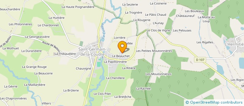 localisation de l'entreprise MONSIEUR JEAN-PAUL DARAGON à SAINT-CYR-LA-ROSIERE