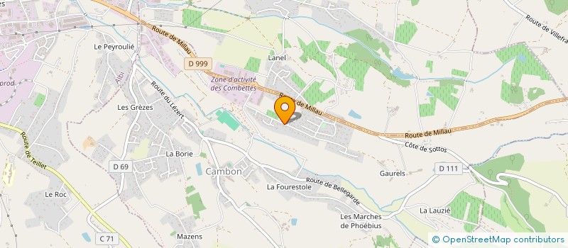 localisation de l'entreprise MONSIEUR JEAN-PAUL DAUMAS-CONDOMINES  PUYGOUZON