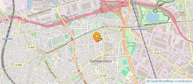 localisation de l'entreprise MONSIEUR JEAN-PAUL DE MEIRE à GENNEVILLIERS