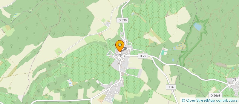 localisation de l'entreprise MONSIEUR JEAN-PAUL DEBROSSE  TRIGNY