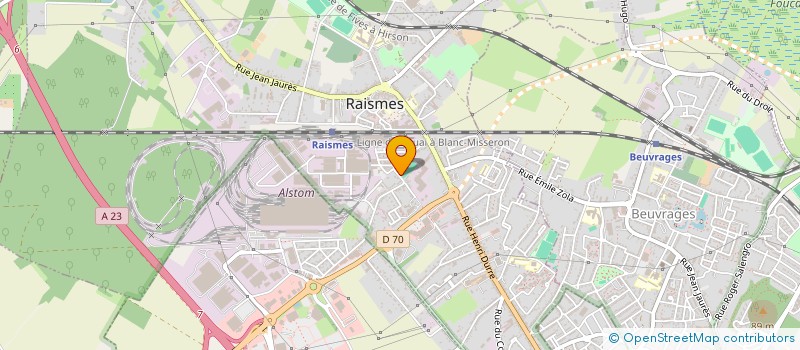 localisation de l'entreprise MONSIEUR JEAN PAUL DEKETELAERE  RAISMES