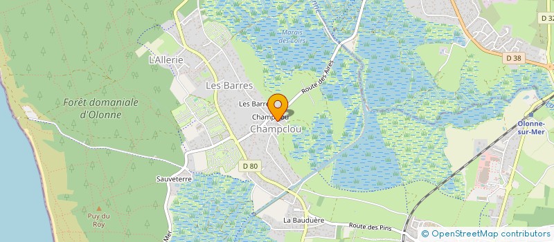 localisation de l'entreprise MONSIEUR JEAN-PAUL DELAUNAY  L'ILE-D'OLONNE