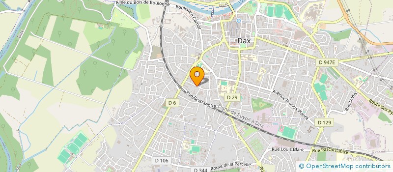 localisation de l'entreprise MONSIEUR JEAN PAUL DELAYRE  DAX