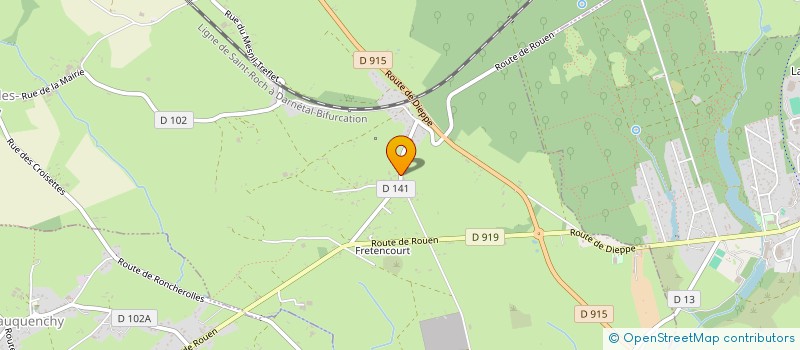 localisation de l'entreprise MONSIEUR JEAN PAUL DELEAU  RONCHEROLLES-EN-BRAY