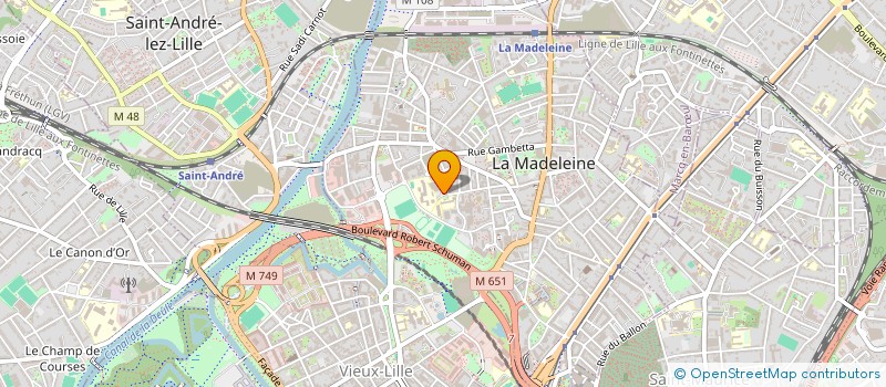 localisation de l'entreprise MONSIEUR JEAN PAUL DELIGNE à LA MADELEINE