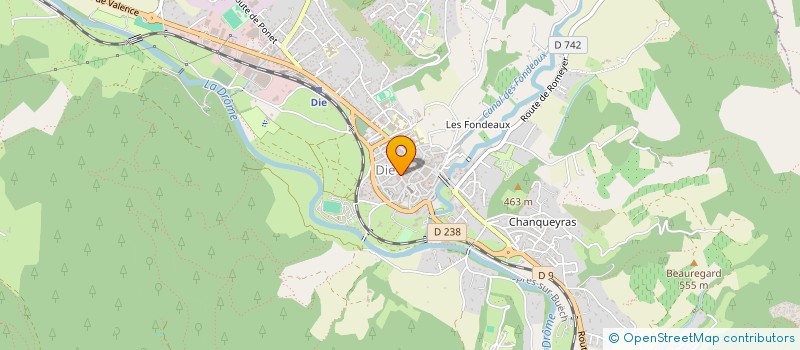 localisation de l'entreprise MONSIEUR JEAN-PAUL DELISLE  DIE