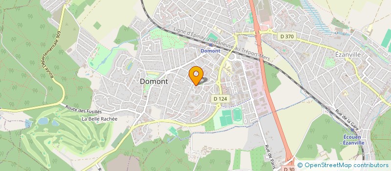 localisation de l'entreprise MONSIEUR JEAN PAUL DEREGNAUCOURT  DOMONT