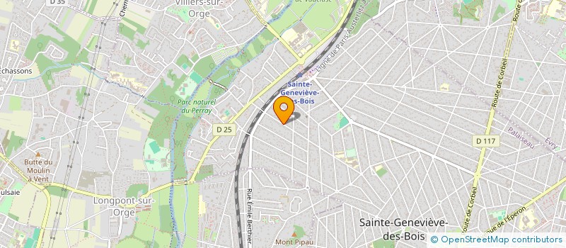 localisation de l'entreprise MONSIEUR JEAN-PAUL DEREUDER  VILLIERS-SUR-ORGE