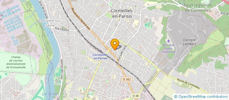 localisation de l'entreprise MONSIEUR JEAN-PAUL DERREE  CORMEILLES-EN-PARISIS