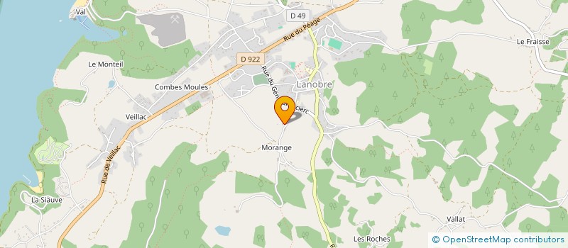 localisation de l'entreprise MONSIEUR JEAN-PAUL DESIR à LANOBRE