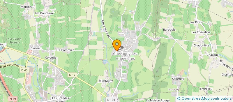 localisation de l'entreprise MONSIEUR JEAN PAUL DESRAYAUD  SERRIERES