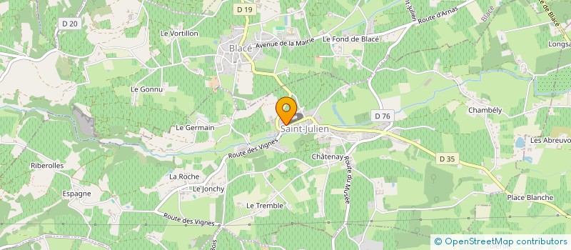 localisation de l'entreprise MONSIEUR JEAN-PAUL DESTHIEUX  COGNY