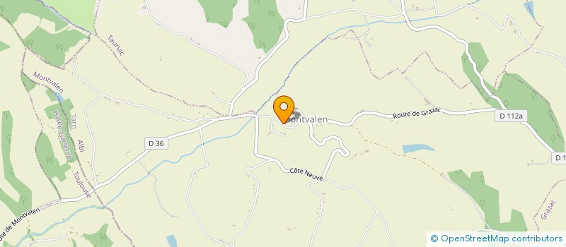 localisation de l'entreprise MONSIEUR JEAN-PAUL DOUMAYROU  MONTGAILLARD