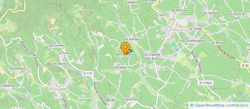 localisation de l'entreprise MONSIEUR JEAN-PAUL DUCHARNE à FLEURIE