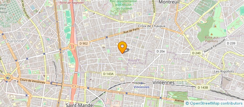 localisation de l'entreprise MONSIEUR JEAN PAUL DUPANLOUP à MONTREUIL