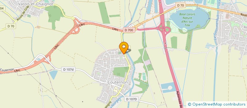 localisation de l'entreprise MONSIEUR JEAN-PAUL DUPAQUIER  COUTERNON