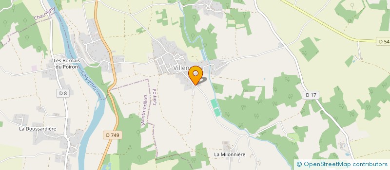 localisation de l'entreprise MONSIEUR JEAN PAUL DUPIN à CHAUVIGNY