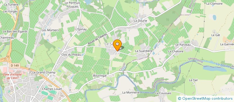 localisation de l'entreprise MONSIEUR JEAN-PAUL DURAND  SAINT-LUMINE-DE-CLISSON