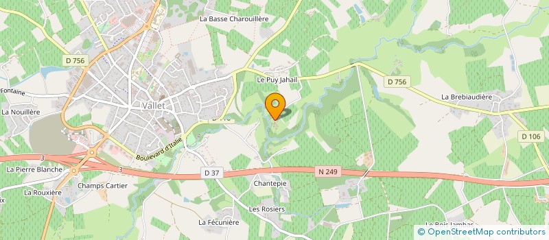 localisation de l'entreprise MONSIEUR JEAN-PAUL DURAND  VALLET