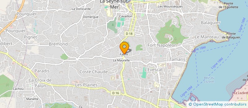 localisation de l'entreprise MONSIEUR JEAN-PAUL EOZENOU à LA SEYNE-SUR-MER