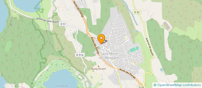 localisation de l'entreprise MONSIEUR JEAN-PAUL ESPALLARGAS  SAINT-MITRE-LES-REMPARTS