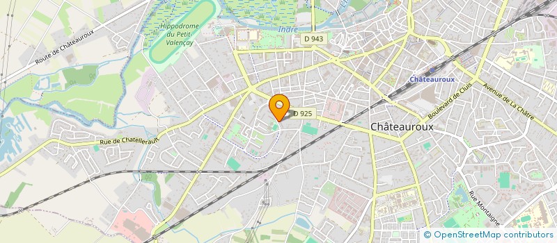 localisation de l'entreprise MONSIEUR JEAN-PAUL ESTIVAL à CHATEAUROUX