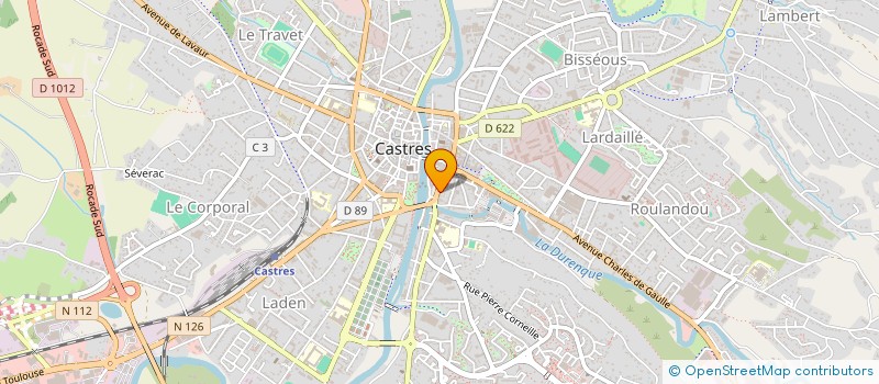 localisation de l'entreprise MONSIEUR JEAN-PAUL FABRE à CASTRES