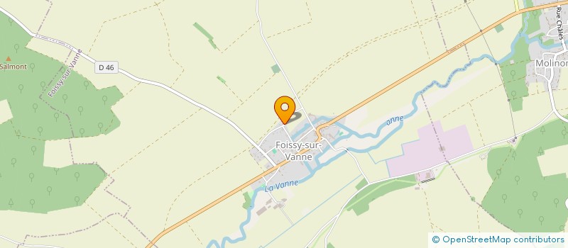 localisation de l'entreprise MONSIEUR JEAN-PAUL FABRE  FOISSY-SUR-VANNE