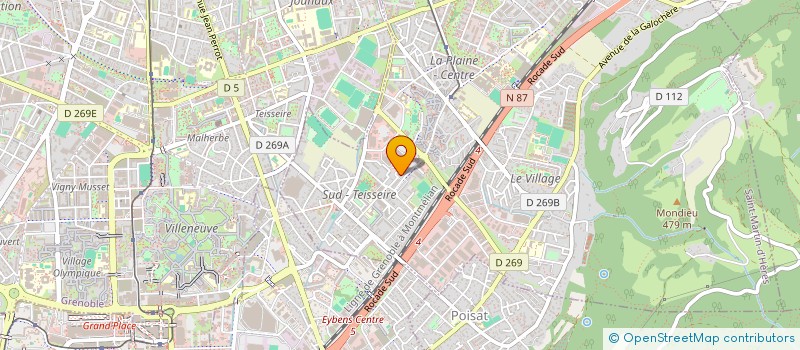 localisation de l'entreprise MONSIEUR JEAN-PAUL FAURE  SAINT-MARTIN-D'HERES