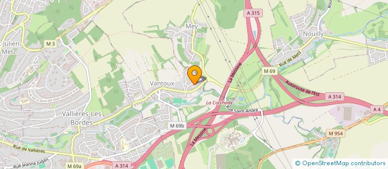 localisation de l'entreprise MONSIEUR JEAN PAUL FELDMAN  VANTOUX