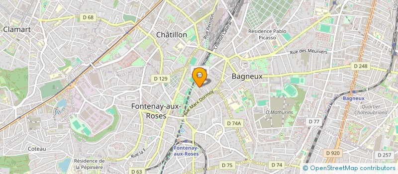 localisation de l'entreprise MONSIEUR JEAN-PAUL FERNANDES BARREIRO à FONTENAY-AUX-ROSES