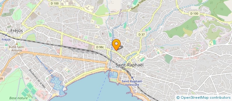 localisation de l'entreprise MONSIEUR JEAN-PAUL FERNANDEZ  SAINT-RAPHAEL