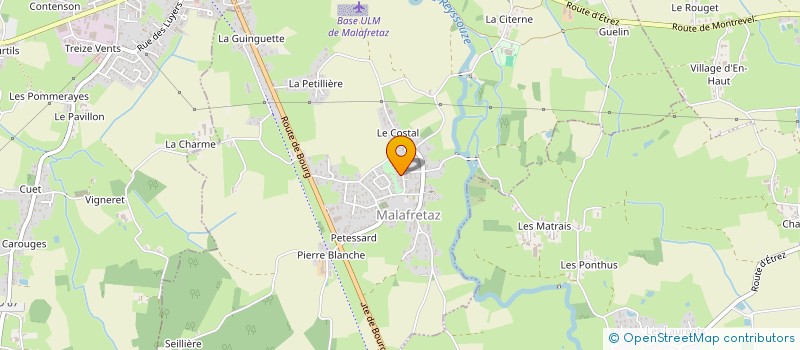 localisation de l'entreprise MONSIEUR JEAN-PAUL FERRAZINI  MALAFRETAZ