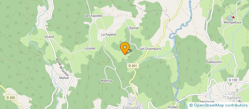 localisation de l'entreprise MONSIEUR JEAN-PAUL FERRY  EGLISOLLES