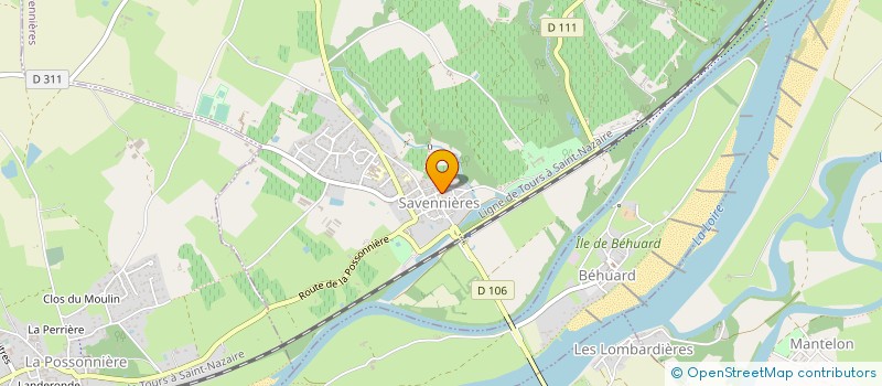 localisation de l'entreprise MONSIEUR JEAN-PAUL FEUVRAY à SAVENNIERES