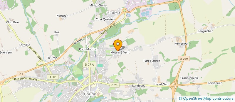 localisation de l'entreprise MONSIEUR JEAN PAUL FEVRIER à GOURIN